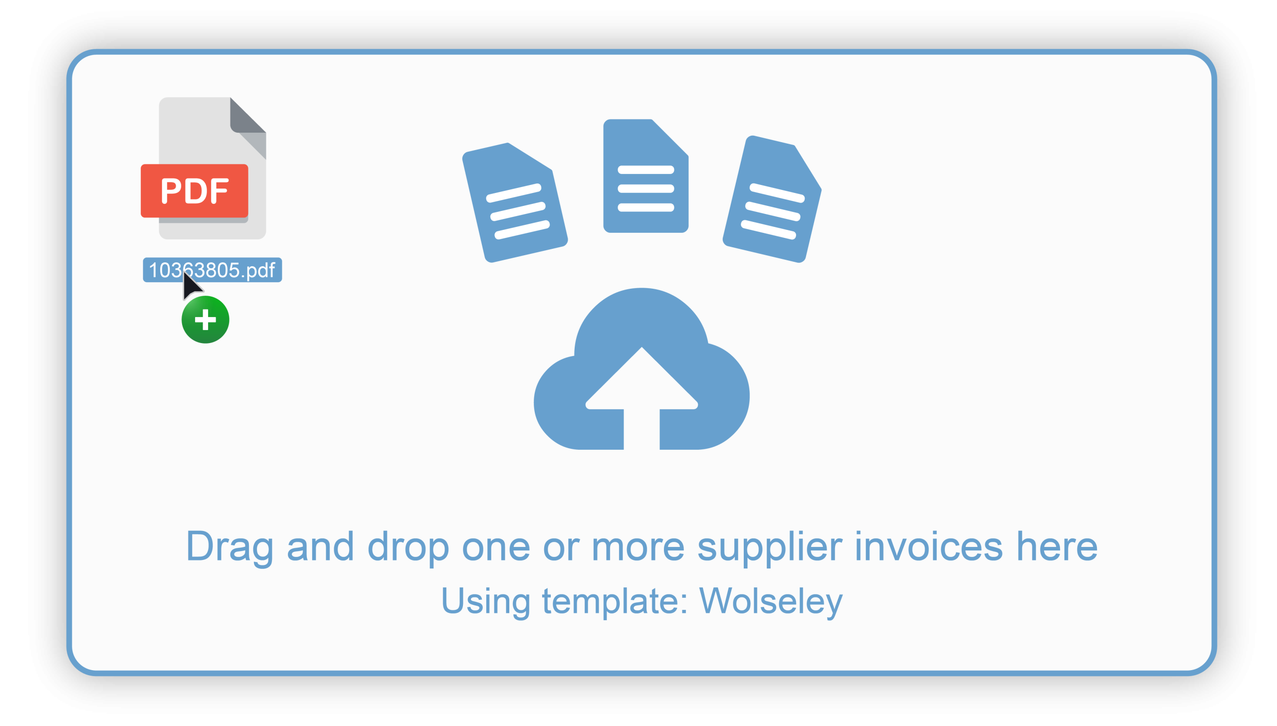 Supplier invoice import