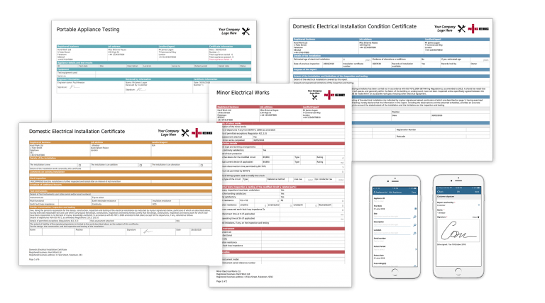 Electrical certificates