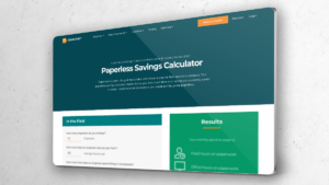 Paperless savings calculator