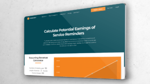 Service reminder revenue calculator