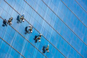 High Rise Window Washers Seoul Korea