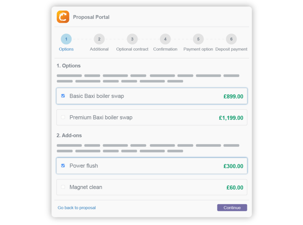 Commusoft Sales Proposal Portal