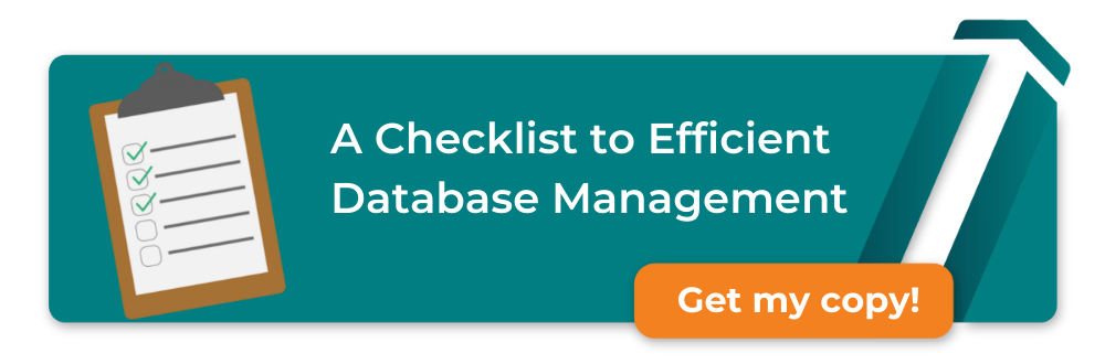 Database management checklist