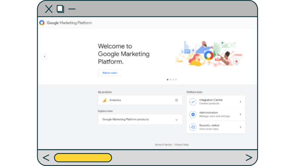 plumbing marketing with google analytics, a website screenshot