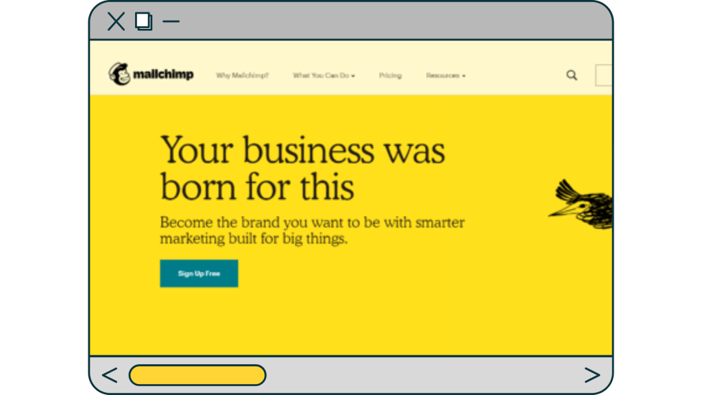 plumbing marketing with mailchimp, a website screenshot
