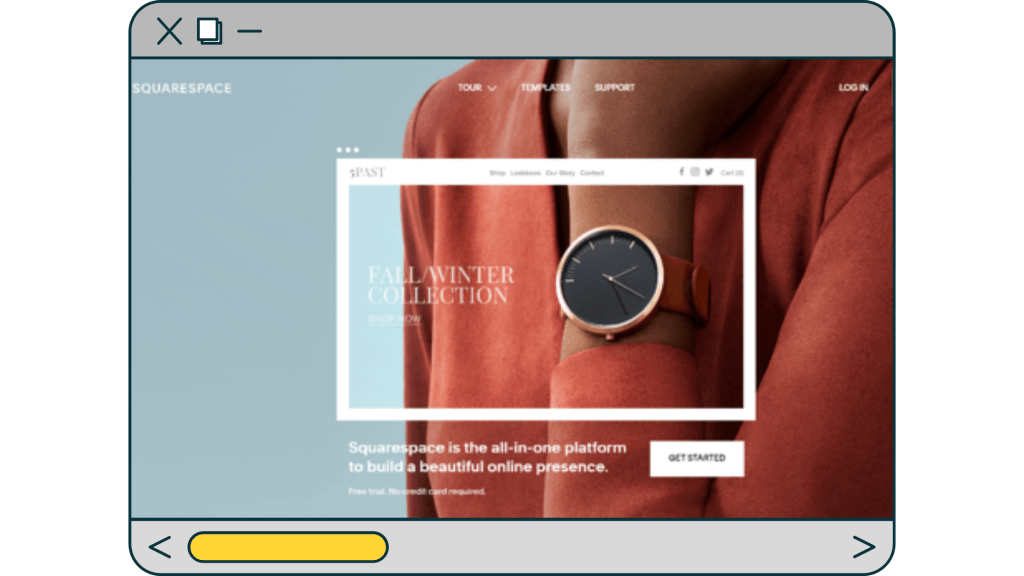 plumbing marketing with Squarespace, a website screenshot