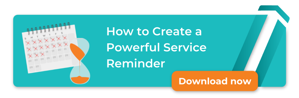 How to create powerful service reminders
