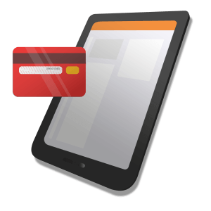 payment via tablet