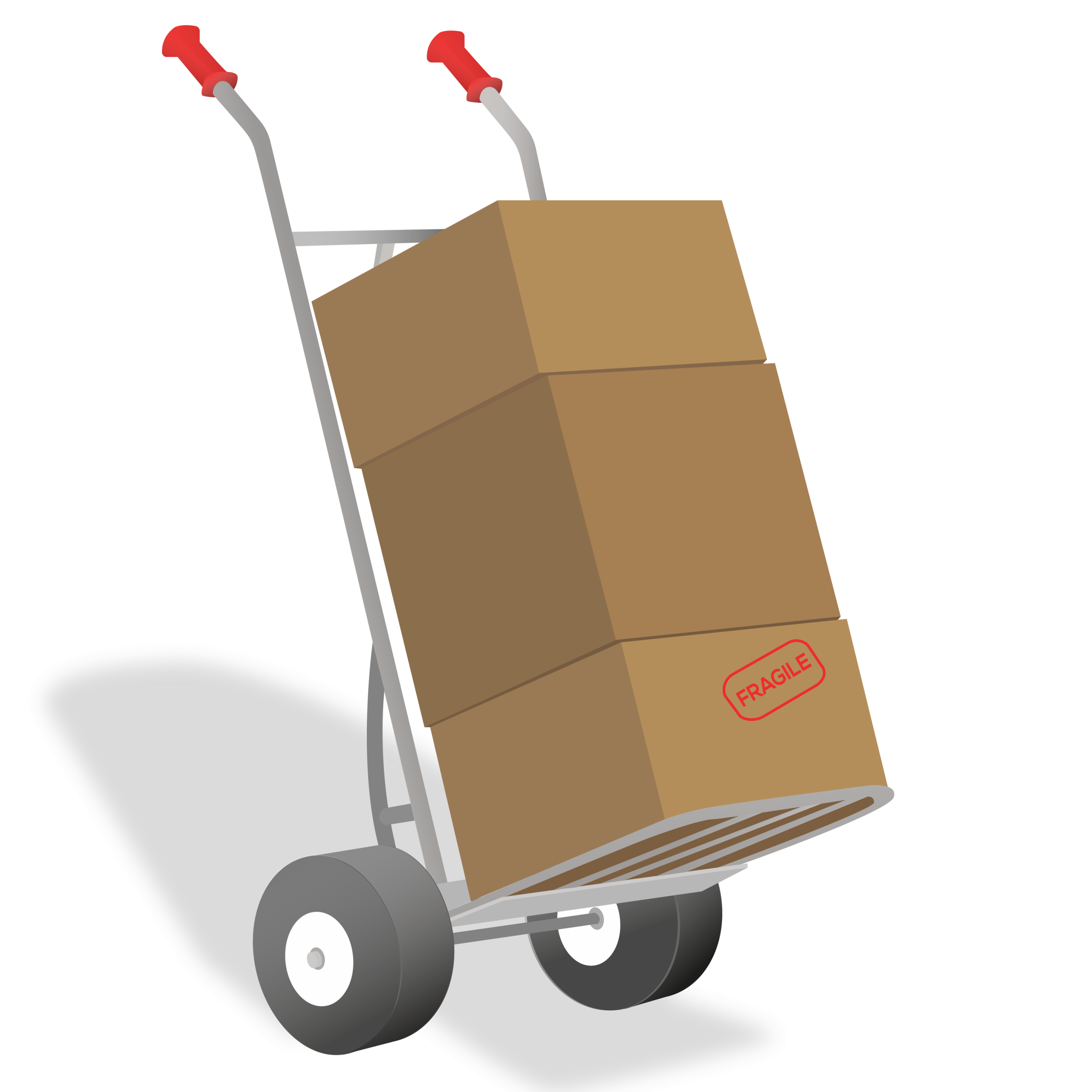 transport items around your stockroom with appropriate methods like trolleys