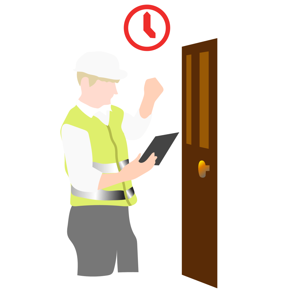 Engineer arriving late to customer's door is a common complaint