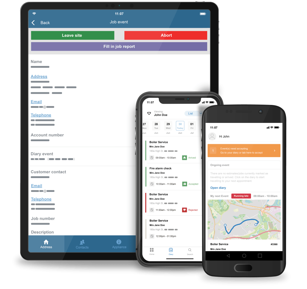 Commusoft mobile apps