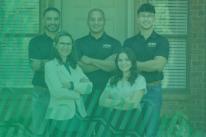 merit facility management team photo with blue cover