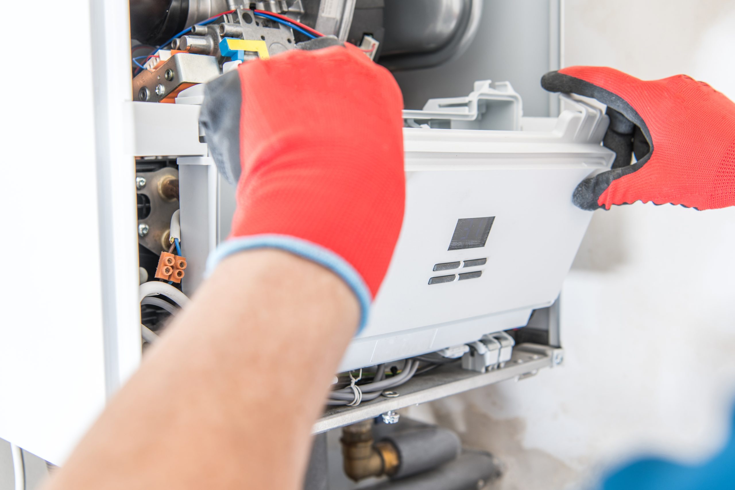 gas boiler repair managed with green energy software
