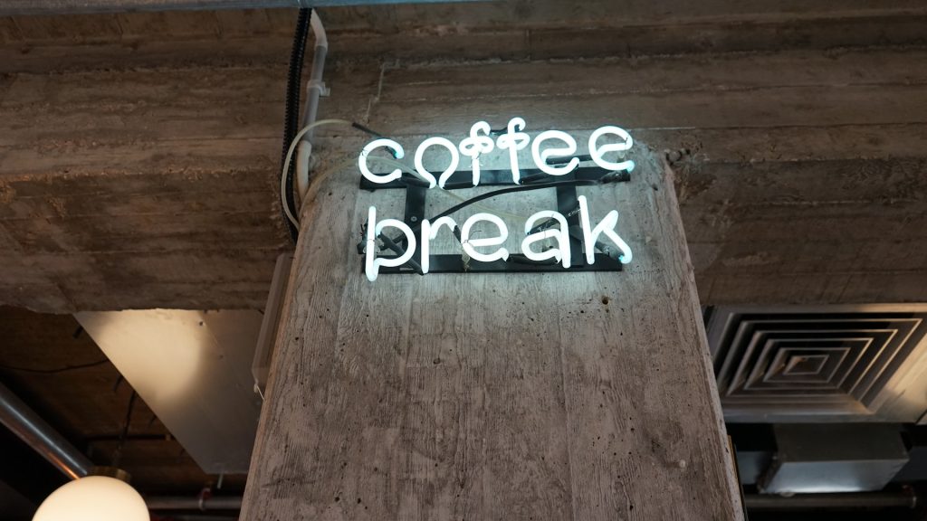a good work-life balance could as simple as taking a coffee break